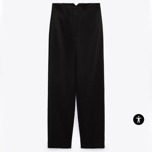 Slim high waisted Zara trousers